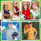 36pcs Ball Sports Iron On Patches Basketball Football Baseball Soccer Embroidered Sew On Applique Repair Patch DIY Crafts for Clothing Jacket Jeans Pants Dress Backpack Hat