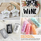 TECKWRAP Permanent Vinyl, Rainbow Sampler - 12in x 5ft Rolls 12 Colors Permanent Adhesive Vinyl Rolls for Cricut, Silhouette, Cameo Cutters, Signs, Scrap-Booking, Craft, Die Cutters