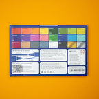 ARTISTRO 24 Dual-Tip Fabric Markers - Fabric Decorating Kit - Permanent for Clothes - Acrylic Paint Pens for Sneakers, Bags, Shoes, Textile, Canvas, Sewing, Craft, DIY, and More - Brush and Fine Tip