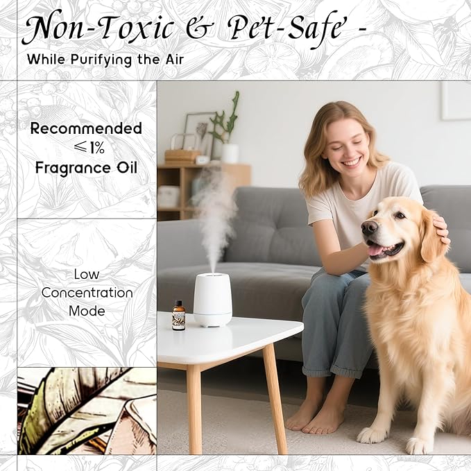 HIQILI Black Tea Fragrance Oil for Diffuser & Car Air Freshener, Long-Lasting Hotel Scent, Candle & Soap Making Supplies - 1 Fl Oz