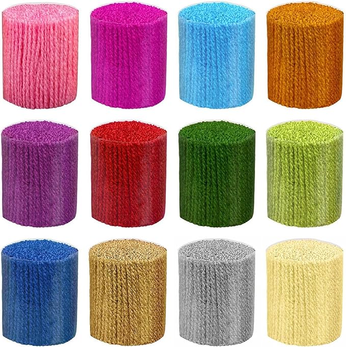 kingsea Latch Hook Kits DIY Crochet Needlework Crafts Color Printed Rug Cover Cushion Carpet, Latch Hook Kits for Adults Teen Home Decoration, Giraffes - 20"X 15"