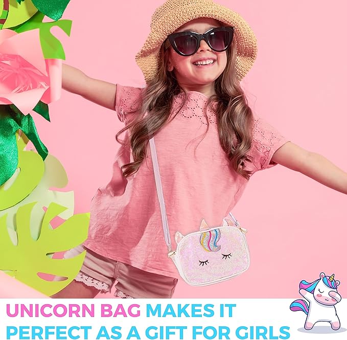 Modda Unicorn Charm Bracelet Making Kit - Unicorn Themed Jewelry Kit with Charms, Beads, Bag for Girls Ages 8-12 - Perfect for Birthday, Christmas Gifts