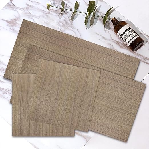 10 Pieces Walnut Plywood Sheets for DIY 12 x 12 x 1/8 Inch Unfinished Craft Wood for Laser Cutting, Engraving, Drawing, Painting, and Wood Burning 3mm Walnut Hobby Wood Sheets (10 Pcs)