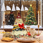 Christmas Tree Quilting Templates, 8/10/12inch Handmade Christmas Tree Sewing Pattern Template, DIY Sewing Pattern Template Ruler Tool for Home Sewing Enthusiasts, Xmas Decor Gift (8in)