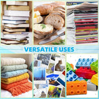 10" X 13" (120 Count) Clear Large Zip Bags, Poly Plastic Bags with Resealable Zip Seal Zipper for Clothing, T-Shirt, Prints, Photos, Documents