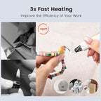 Thread Burner with A Replacement Tip, Rechargeable Thread Zapper Tool, Cautery Pen, Sewing Supplies for Beading Jewelry Making DIY Melting Knotting, Bracelet Making, Leather Work, Ribbon Cut