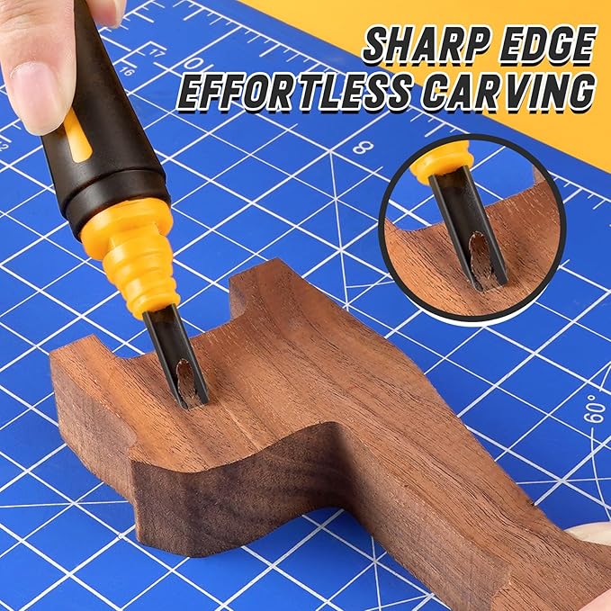 DIYSELF Exacto Knife, 22 Pack Exacto Knife Set with Exacto Blades, Craft Knife for Art, Stencil, Scrapbooking, and Modeling, Hobby Knife, Precision, Art Knives Kit, Pumpkin Carving Tools