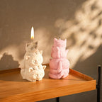 Cat Cylinder Mold Cat Candle - Resin Casting Silicone Molds for Home Decor & Candle Making Wave Spiral Mold