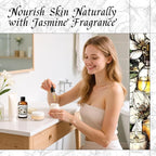 HIQILI Jasmine Fragrance Oil for Aromatherapy Diffuser, Floral Scent for Candle, Perfume Making, Skin Care, Laundry Essential Oil - 1 Fl Oz