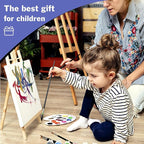 Stretched Canvases for Painting, 8x8, Pack of 24, Primed Acid-Free, 5/8 Inch Thick Wood Frame Blank Canvas, Art Canvases for Beginners, Artists for Oil Paint,Acrylic Paint, Pouring Painting.