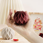 Diamond Ball Mold Ball Candle - Resin Casting Silicone Molds for Home Decor & Candle Making Wave Spiral Mold