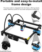 Twotrees TTS-55 Pro Laser Engraver 5.5W Laser Engraving Machine,Laser Cutter,500 mm/s Speed,0.08mm Laser Spot Engraver Machine for DIY,Wood,Metal,Acrylic,Glass,Stainless Steel