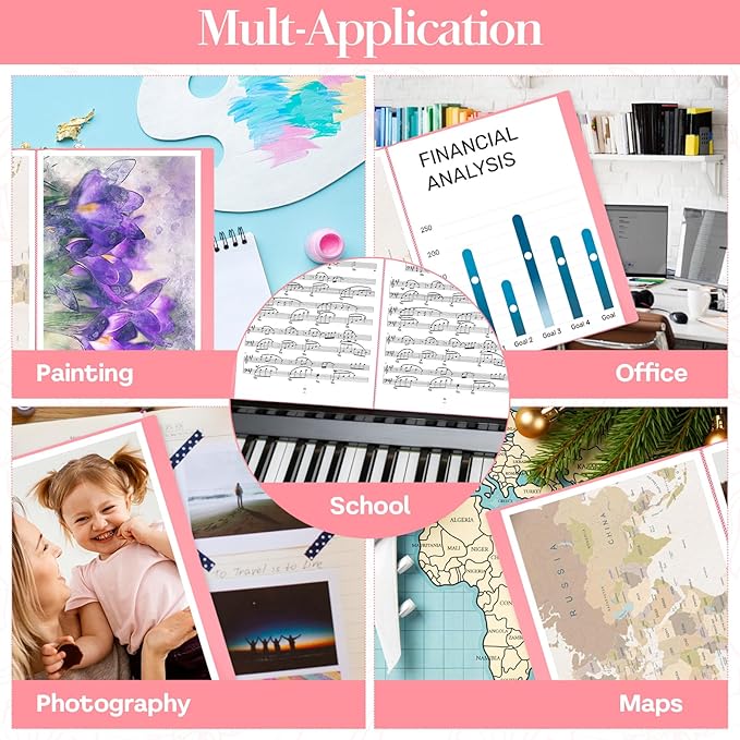 2 Pack A3 Diamond Painting Storage Book, 60 Pages Art Portfolio - Suitable for 12x16 inch Diamond Painting