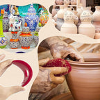 DIYOOHOMY Pottery Carving Tools, Clay Sculpting Tools with Pottery Ribs Needle Wire Cutter for Polymer Sculpting, Modeling, Shaping, Trimming, Cutting, Air Dry Clay, Ceramic DIY Crafts Supplies (11)