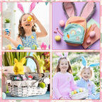 AUGSUN 36pcs Easter Iron On Patches Chicken Bunny Carrot Egg Basket Candy Embroidered Sew Applique Repair Patch DIY Crafts for Clothing Jacket Jeans Pants Dress Backpack Hat Decorations