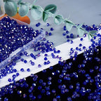 1200PCS 3mm Bicone Crystal Glass Beads for Jewelry Making, Sparkling Mini Beads for Suncatchers, DIY Bracelets & Craft Projects (AB Blue)