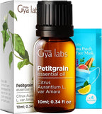 Gya Labs Petitgrain Essential Oil - 0.34 Fl Oz - for Hair, Skin, Diffuser, Aromatherapy & DIY Candle Making Scent