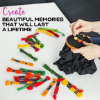 Athena’s Elements Embroidery Floss | Rainbow Thread for Embroidery, Cross Stitch Thread, Crafting Arts Embroidery Strings Bulk（200 Colors）