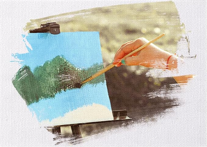 100 Pack Bulk Painting Canvas Panels, Classroom Value Pack Art Canvas, Small Canvases for Classroom Students, Painting Hobby Painters Using (5 x 7 Inch)