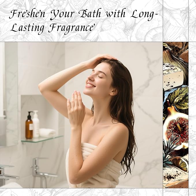 HIQILI Fig Fragrance Oil for Hotel Scent Diffuser, Candle & Soap Making Kit, Add to Skin Care, Bath & Body Products - 1 Fl Oz