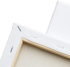 FIXSMITH Stretched White Blank Canvas- 12x12 Inch,Bulk Pack of 8,Primed,100% Cotton,5/8 Inch Profile of Super Value Pack for Acrylics,Oils & Other Painting Media