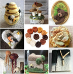 Boutigem 11 Colors 55G Brown Needle Felting Wool Roving, DIY Craft Spinning Fibre Wool Roving for Needle Felting, Chunky Handmade Yarn for Beginners DIY Hand Spinning, Weaving and Blending