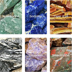 12MM Natural Stone Colorful Stripe Agate Energy Healing Beads Round Loose Beads for Jewelry Making Bracelet 32pcs 15"