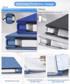 Popotop Photo Album Self Adhesive Scrapbook Album for 4x6 5x7 8x10 Pictures DIY Photo Book as Scrapbooking Supplies Kits, Birthday Gifts for Women Mom Wedding Baby Family Travel