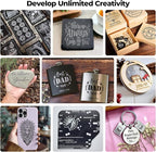 Acmer S1 Laser Engraver Machine, 2.5W(2500mW) High Precision Laser Cutter and Diode Laser Engraving Machine, 130x130mm Working Area for Wood and Metal, DIY Laser Engraver