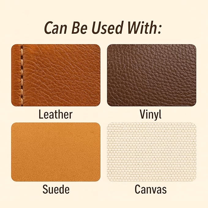 Mandala Crafts Beige Flat Waxed Thread for Leather Sewing - 197 Yds 210D 1mm Polyester Leather Thread String Waxed Cord for Leatherwork, Beading, Bookbinding, Hand Stitching