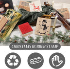 6 Pcs Rubber Stamp Set Wooden Rubber Stamp Stamps Vintage Wooden Art Stamps for Crafting and DIY Scrapbooking Card Making Hand Book(Classic)
