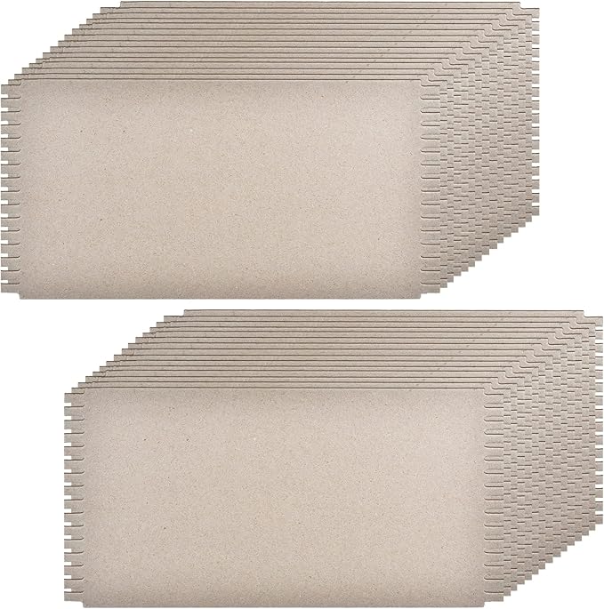 Aemygo 30 Pack Cardboard Weaving Looms, Wide Notch Weaving Loom for Kids, Beginner Square Weaving Boards for Knitting Sewing Crochet Basket Teaching Arts Crafts