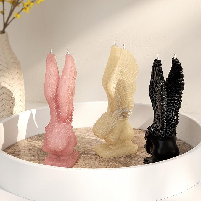 Wing Angel Resin Mold - Resin Casting Silicone Molds for Home Decor & Candle Making Wave Spiral Mold