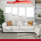 Stretched Canvas for Painting,10Pack 8X10 Inch Stretched White Blank Canvas,8 Oz Triple Primed 5/8" Profile Stretched Canvases,100% Cotton,Canvas for Painting, for Acrylics, Oils