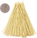 The Bead Chest Gold 21 Gauge 2.5 Inch Head Pins (Approx 100 Pieces)