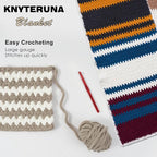 #6 Super Bulky Blanket Yarn for Crocheting - 4 Skeins(Each 10.5oz/300g, 220yds/201m), Chunky Chenille Thick Plush Big Soft Yarn for Crocheting Knitting Blankets, Khaki