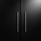 Prepac Elite Tall Garage Storage Cabinet & Pantry Storage Cupboard, 2-Door Freestanding Bathroom or Pantry Cabinet with Adjustable Shelves, 16" D x 32" W x 65" H, Black