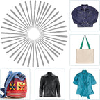 100 Pcs Universal Size 90/14 Sewing Machine Needles, Heavy Duty Sewing Machine Needles for Embroidery Leather Jeans, Compatible with Kind of Home Sewing Machine