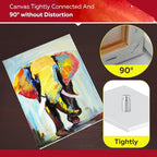 Stretched Canvas for Painting,10Pack 11X14 Inch Stretched White Blank Canvas,8 Oz Triple Primed 5/8" Profile Stretched Canvases,100% Cotton,Canvas for Painting, for Acrylics, Oils