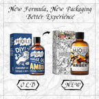 HIQILI Amber Fragrance Oil for Candle, Perfume, Soap Making, Hotel Scents for Essential Oil Diffuser & Aromatherapy - 1 Fl Oz