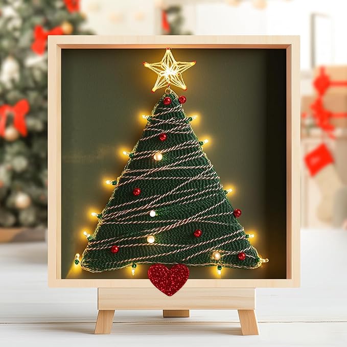 Wooden Art Panels for DIY Painting - Mother's Day Gifts, Christmas Crafts & Home Décor | 6x6 Inch Canvas Wood Boards, Unfinished Wooden Canvas for Adults & Kids (6-Pack)