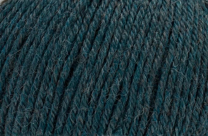 100% Baby Alpaca Yarn for Knitting & Crocheting - Set of 2 Skeins of Premium Yarn DK - Lightweight, Hypoallergenic & Thermal Peru Made - Ideal for Delicate Projects (M019 - Dark Teal)