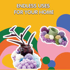 ChillFuzz Latch Hook Kits for Adults - Kids Crochet Kit for Beginners Arts and Craft Kit Moss Rug Coaster Purple Aurora