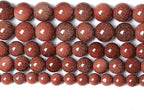 46pcs 8mm Natural Gold Sandstone Beads Gemstone Round Loose Beads for Jewelry Making DIY Bracelet Necklace 15“