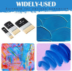 Falling in Art Flat Paddle Paint Brush, Scale Brush for Oil and Acrylic Paints,1 Inch