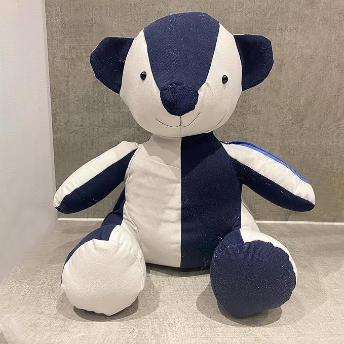 10 Pcs Memory Bear Patterns for Easy Sewing Template, Acrylic Material Ruler Set for Beginners with Instructions, Preserve Your Memories, Large Stencil for Home Cutting & Quilting Art Craft, L 15 Inch