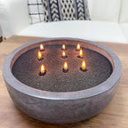 NICEME Black Customized Powder Candle Making Kit, 26Oz Refillable Beaded Wax Sand DIY Pearled Candle All Natural Reusable Candle Making Self Extinguish with 30PCS Wicks 2PCS Centering Devices