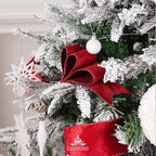 Red Velvet Wired Ribbon with Glitter Back 2.5 Inch Red Christmas Ribbon Wired Reversible Ribbon for Christmas Tree, Gift Wrapping, Mantel, Wreaths Supplies, Topper Bows (10 Yards)