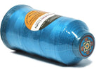 Mandala Crafts Bonded Nylon Thread Sky Blue Heavy Duty Sewing Threads - 1500 YDs Size 69 210D T70 Tex 70 Thread for Leather Jeans Weaving Outdoor Marine Upholstery Threads