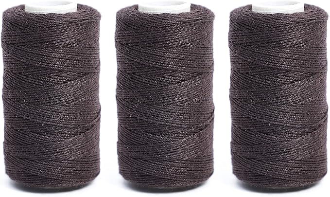 Ryalan Weaving Needle Combo: 10pcs Needle Set (C Shape, J I) & 3 Threads for Wig Sewing & Hair Weft Extension